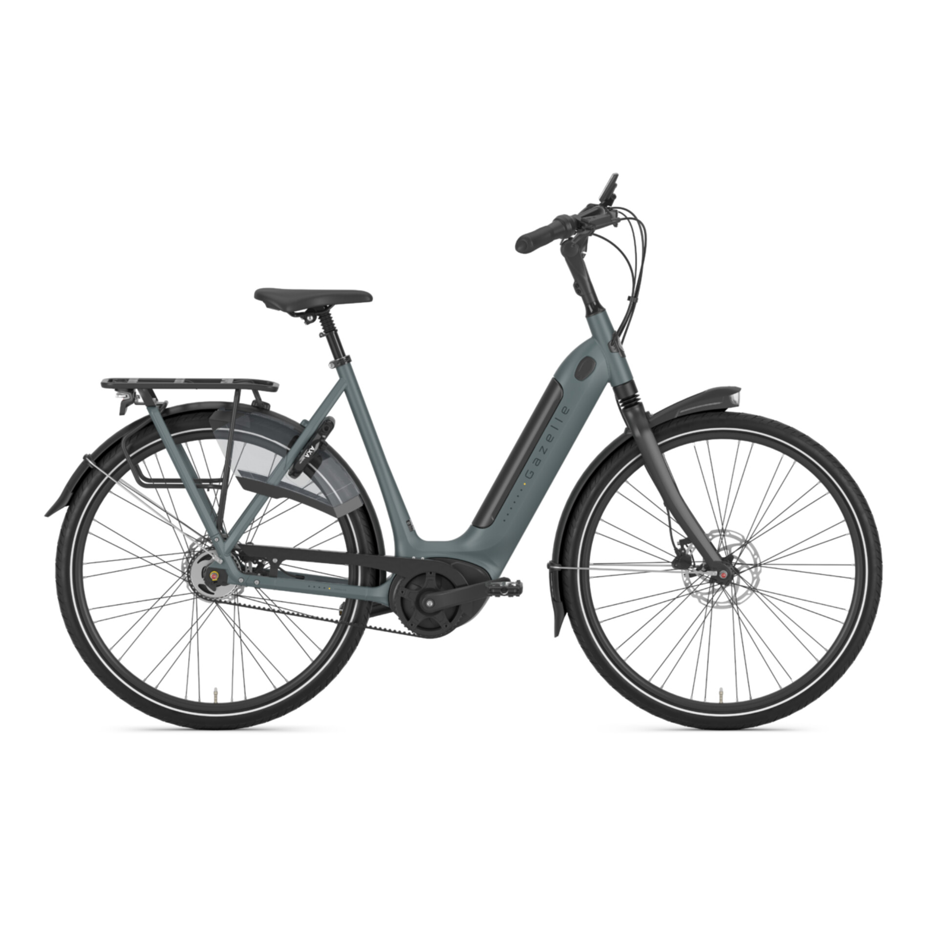 Gazelle Arroyo C5 HMB  Elite Belt Elcykel Petrol Blue