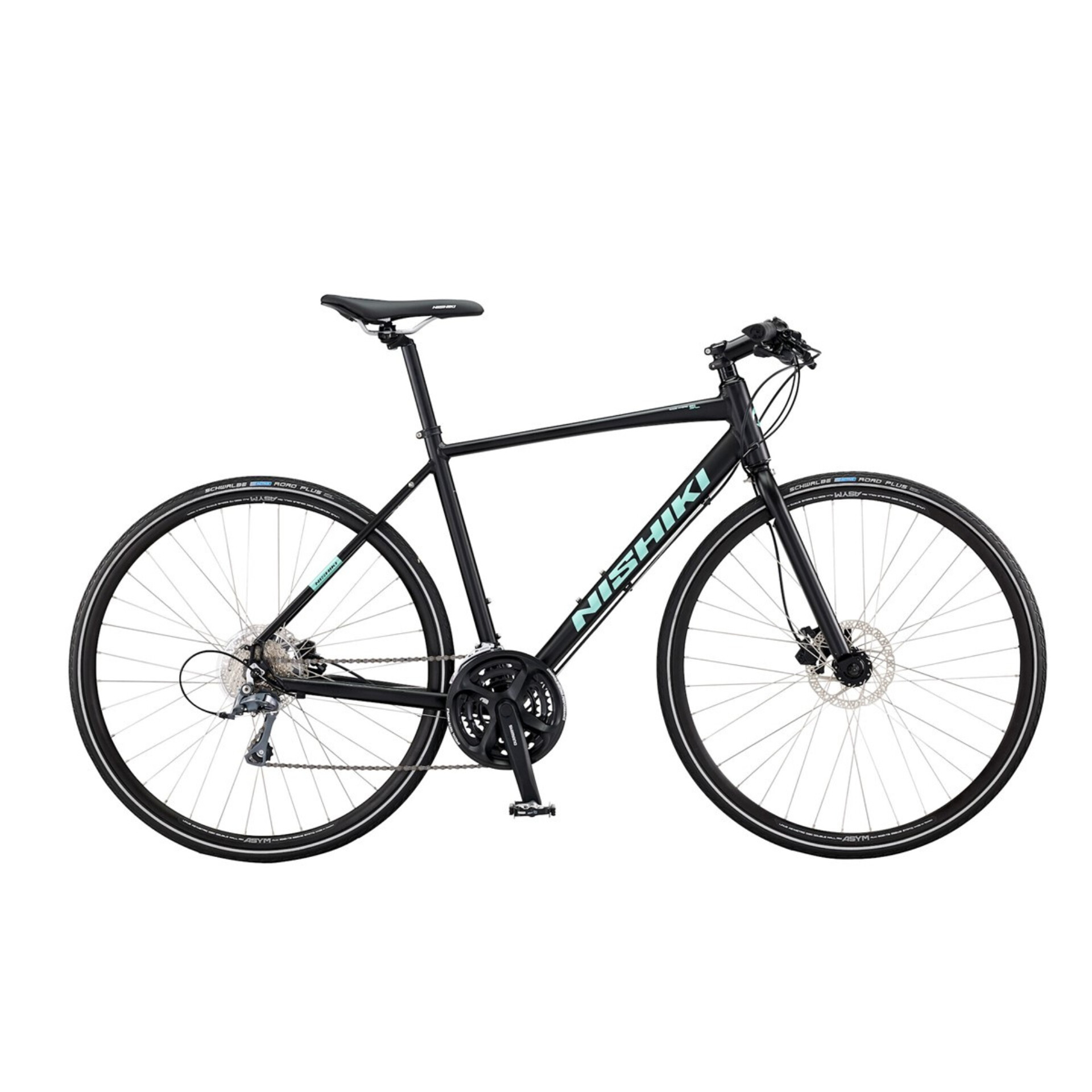 Nishiki Hybrid Race Sl Sort/Ice Grøn Silk