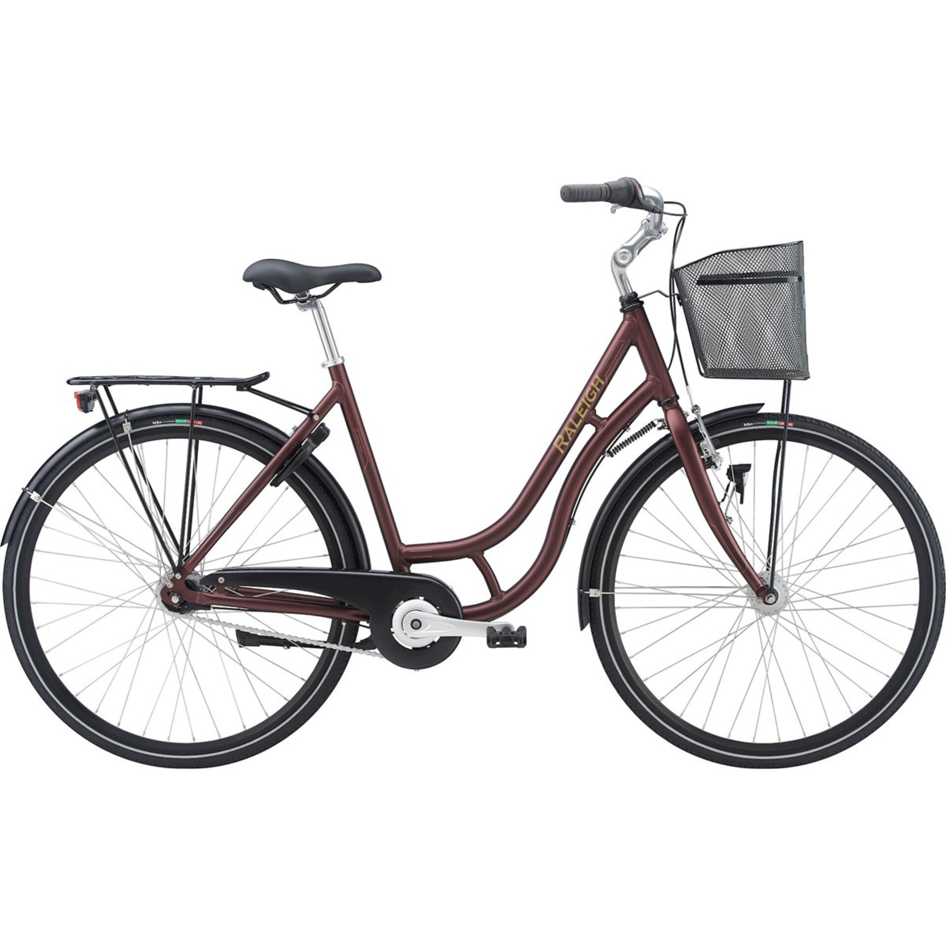 Raleigh Classic Alu dynamo Mat Mærk Bordeau